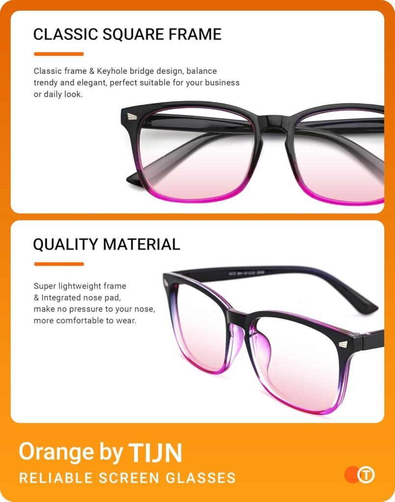 TIJN Blue Light Blocking Glasses